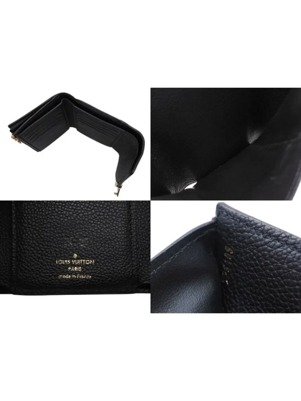 Louis Vuitton Portefeuille Pallas Compact Trifold Wallet Monogram Canvas Brown